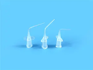 Disposable Plastic Dental Long Prebent Needle Tip Plastic Blunt Irrigation Needle Plastic Tip For Syringe