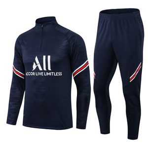 Uniforme de Entrenamiento de Fútbol París <span class=keywords><strong>2022</strong></span>, Jersey Deportivo Personalizado, Talla Grande, Transpirable, Absorbente de Humedad, Manga Larga, Edición Jugador - Product Image 4