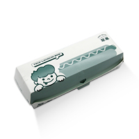 Boîte à emporter pour poulet frit, frites et fast-food, écologique, biodégradable, avec logo personnalisé, boîte à hamburger en papier imprimée sur mesure