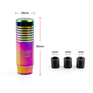 Jdm 8.5cm एल्यूमीनियम रेसिंग खेल मज़दूर लीवर Mugen लोगो कार गियर शिफ़्ट Knobs के साथ छड़ी - Product Image 6