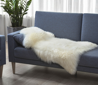 Tapis en peau de mouton de qualité médicale, tapis en fourrure pour bébé, tapis en peau de mouton naturelle, tapis en peau de mouton à poils longs