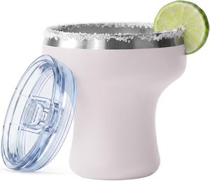 Bicchiere Termico per Margarita in Acciaio Inox 304 con Coperchio, Design a Doppia Parete per Vino Rosso e Caffè - Product Image 2