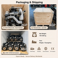 Moteur nu complet robuste pour usage commercial Toyota Hiace Hilux Prado 5L 3.0L Diesel Qualité d'origine testée avant expédition