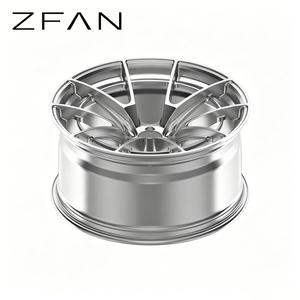Jantes ZFAN personnalisées en aluminium forgé à cinq branches, concaves profondes, finition argentée 5x114.3 pour voitures particulières (rééquipement/amélioration) - Product Image 1