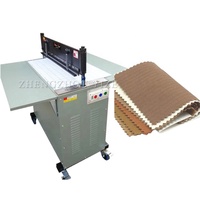 Semi automática de la tela muestra zig zag pinking de textil máquina de corte de muestra