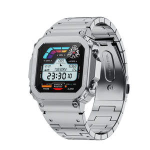 Reloj Inteligente Cuadrado AW39 Business Android 2024 de Acero Inoxidable para <span class=keywords><strong>Hombre</strong></span>, con Pantalla TFT y Resistencia al Agua IP67 - Product Image 1