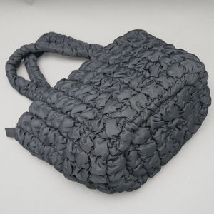Custom OME Quilted Cloud Tote Bag Large Capacity Nylon Puffer <b>Handbag</b> Pleated Bubble Tote For Women Casual Daily Shopping Work T - Product Image 5