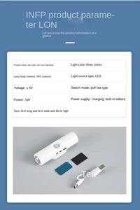LED Cordless Wall <strong>Light</strong> Sensor Remote Control 3 Colours Wall <strong>Light</strong> up Down <strong>Indoor</strong> Rechargeable <strong>Battery</strong> <strong>Powered</strong> Wall Lamp - Product Image 6