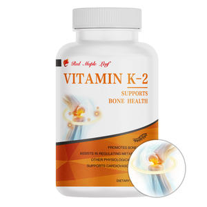 Vitamin K2 Antioksidan Yumuşak Kapsüller - E Vitamini ve Üzüm Çekirdeği ile Karıştırılmış, Hücre ve Kalp Sağlığı, Toplu Tedarik - Product Image 2