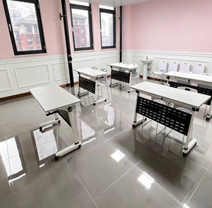 Meja Konferensi Pelatihan Modern Cocok untuk Pelatihan Karyawan Bergerak. Panel yang Tahan Lama Dapat Disambungkan. - Product Image 6