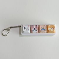 DIY Customize Keyboard Fidget Kit 4 Keys 9 Keys Clicker Keyboard Fidget Kit Small Keyboard case Fidget Base