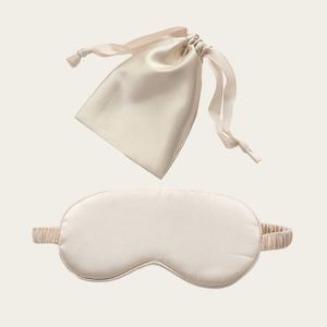 ชุดผ้าปิดตาไหมซาตินพร้อมโลโก้สั่งทำ สายปรับได้ สำหรับการเดินทาง - Product Image 3