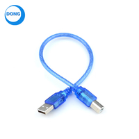 Cable USB B Mini/Micro/Cuadrado 30cm/50cm/100cm para placas micro Nano/Uno/Mega/Leonardo/Pro