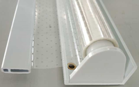 Écran de protection nocturne transparent et respirant auto-enroulable pour réfrigérateur