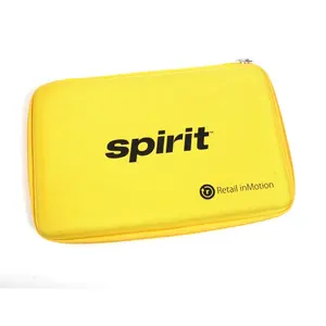 Customization Bright Yellow Portable Hard dustproof Waterproof Shockproof EVA Case Fashion Laptop Bags Unisex Notebook Sleeve