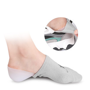 <span class=keywords><strong>Amazon</strong></span> Offre Spéciale Chaussettes en <span class=keywords><strong>silicone</strong></span> hautement élastiques Semelle intérieure pour la douleur au talon Protecteurs de talon pour la fasciite plantaire - Product Image 4