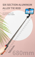 TOKQI- L10 Soporte para Selfie Stick con Control Remoto, Trípode Inalámbrico para Smartphone