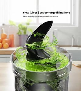 GDOR Extra Large Hopper Juicer Slow Masticating 5.12 "Wide Feed Chute for Vegetables and Fruit Powerful Cold Press Juicer - Product Image 5