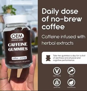 Gomitas Energéticas de Marca Privada OEM, Gomitas con Cafeína y Extractos Herbales, Suplemento para la Belleza de la Piel para Adultos - Product Image 2