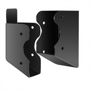 Layanan Fabrikasi Baja Tahan Karat OEM Kustom, Pembuatan Braket Railing Dek, Pembengkokan, Anodisasi Hitam - Product Image 1