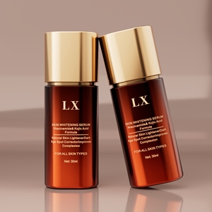 Botella de Vidrio Personalizada para Base de Maquillaje Líquida, 30 ml, Botella de Vidrio de Lujo con Bomba para Loción, Botella Vacía con Bomba - Product Image 2