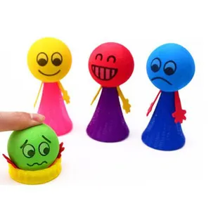 バウンスボールおもちゃギフト表現スクイーズヒップホップジャンプ人形ライト教育ゲーム抗ストレス子供のおもちゃ