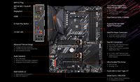 Carte mère GIGABYTE B550 AORUS ELITE AX AM4 AMD B550 Dual M.2 SATA 6Gb/s USB 3.2 PCIe 4.0 B550 ATX WIFI, parmi les meilleures ventes