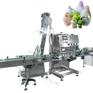 Chất lỏng tự động xà phòng Máy rót chai dây chuyền sản xuất tùy chỉnh 3000pbh dầu gội chai điền đóng nắp máy dán nhãn - Product Image 5