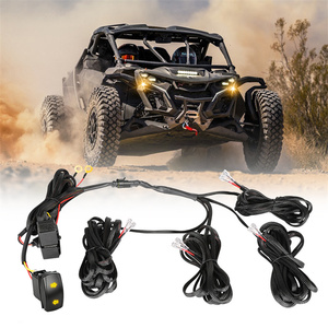 Arnés de Cables Automotriz Personalizado de 12V para Señales de Giro de UTV con Interruptor Basculante para Polaris <span class=keywords><strong>RZR</strong></span> Ranger <span class=keywords><strong>Maverick</strong></span> <span class=keywords><strong>X3</strong></span> Talon Mule - Product Image 1