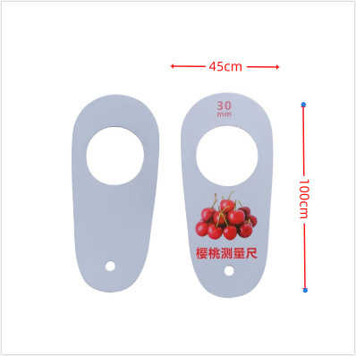 Cherry Standard Fruit Diameter Caliper Fresh Fruit Grading Blueberry Size Plastic Measuring Cherry Tool Ruler