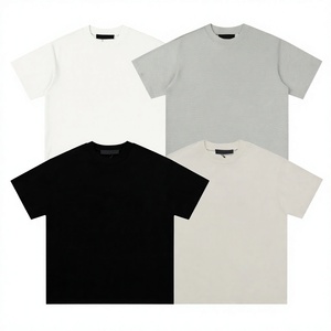 Camiseta Extra Grande para Hombre, 260g, 100% Algodón, Tejido Grueso, Cuello Redondo, Estilo Casual Urbano, Logotipo Personalizado - Product Image 3