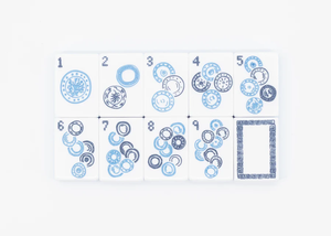 Jeu de tuiles de mahjong américain en acrylique pour 4 joueurs, avec pieds pliables, universel, portable, durable, résistant à l'eau, jeu de divertissement moderne - Product Image 2
