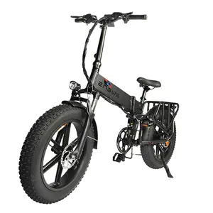 欧洲仓库价格含税 | 发动机专业折叠电动自行车20*4.0英寸城市电动自行车48V 16AH 750w