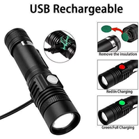 Prix d'usine super lumineux haute puissance longue portée puissant rechargeable Zoomable petit t6 lampes de poche led torches lampe de poche