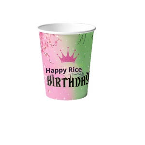 Nuevo estilo: Decoración de fiesta de cumpleaños de bruja mágica rosa y verde, accesorios, mantel, banderín colgante, plato de cena, adorno para tarta - Product Image 4