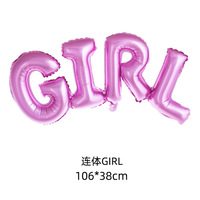 Kit de ballons en feuille d'aluminium et en latex pour fête de révélation du sexe garçon ou fille, design imprimé moderne, packs de confettis roses et bleus, 2 ans et plus