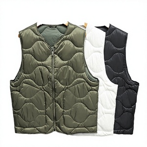 Chaleco Acolchado Vithas Industry Casual de Invierno Transpirable con Cremallera, 90% Relleno, Sin Mangas, Diseño Calabash Flower, Nylon, Cuello en V - Product Image 2