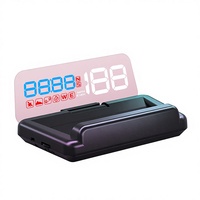Projecteur de vitesse GPS HUD OBD2 monté sur véhicule QSF avec écran LCD, kit de modification de voiture portable (Modèle T900)