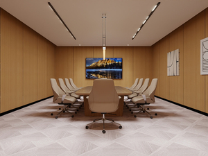 Carrelage de moquette 50x50 durable et élégant, écologique, <span class=keywords><strong>gris</strong></span> <span class=keywords><strong>taupe</strong></span> / rose <span class=keywords><strong>clair</strong></span>, conçu pour les espaces de travail des cadres dirigeants et l'hôtellerie - Product Image 2