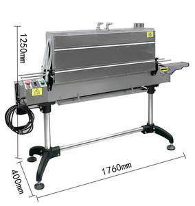 เครื่องอบฟิล์มหดแบบกึ่งอัตโนมัติราคาประหยัด มอเตอร์ 9 กิโลวัตต์ แรงดันไฟฟ้า 220 โวลต์ สำหรับบรรจุภัณฑ์อาหาร เครื่องดื่ม สินค้าอุปโภคบริโภค ฉลากพีวีซี ปิดผนึกด้วยความร้อน - Product Image 5