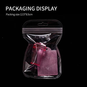 Tampon à ongles en silicone transparent de 2,3 cm, tampon à manucure française élastique avec grattoir, outil précis pour le nail art, pour les designs DIY et de salon - Product Image 5