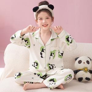 Pijamas <span class=keywords><strong>de</strong></span> <span class=keywords><strong>algodón</strong></span> <span class=keywords><strong>de</strong></span> nube <span class=keywords><strong>de</strong></span> verano Kawaii alto para niños y mujeres traje <span class=keywords><strong>de</strong></span> Casa transpirable lindo Panda dibujos animados regalo <span class=keywords><strong>de</strong></span> cumpleaños para estudiantes - Product Image 2