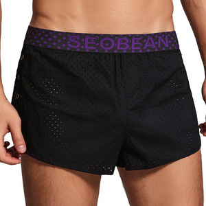European American Men's Breathable Knitted Cotton <strong>Boxers</strong> &amp; Briefs Mid-Rise Wholesale Foreign Trade - Product Image 4