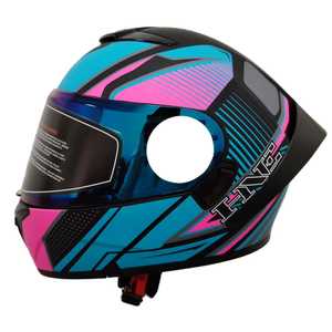 Casque de moto rabattable avancé avec <span class=keywords><strong>pare</strong></span>-<span class=keywords><strong>soleil</strong></span> système de dégagement rapide anti-buée certifié DOT conception aérodynamique - Product Image 1