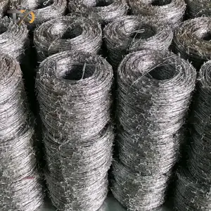 14 gauge 1mm 2mm 3mm 25/50kg double twisted 16 gauge hot-dipped galvanized barbed wire roll