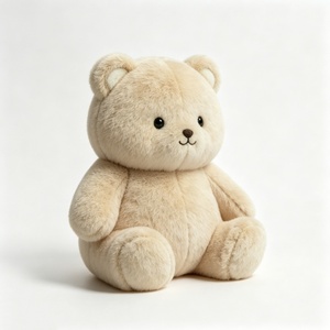 Oso de peluche minimalista personalizado, oso de peluche beige neutro, oso de peluche de diseño simple, oso de peluche sencillo y acogedor - Product Image 2