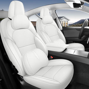 Housse de siège de voiture en cuir personnalisée <span class=keywords><strong>Tesla</strong></span> <span class=keywords><strong>Model</strong></span> <span class=keywords><strong>Y</strong></span> 2025, ensemble complet, taille originale, coussins imperméables, <span class=keywords><strong>prix</strong></span> fabricant - Product Image 2