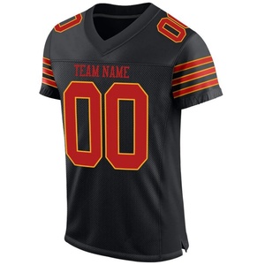 Camisetas de Rugby Personalizadas de Fábrica China, Impresas por Transferencia de Calor, Cortas, Económicas, para Adultos, Transpirables, de Secado Rápido, para Fútbol Americano - Product Image 2