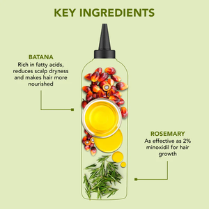 Private Label 200ml 100% naturale crudo rosmarino e Batana olio per capelli per uomini e donne cura del cuoio capelluto siero <span class=keywords><strong>trattamento</strong></span> dei capelli - Product Image 2