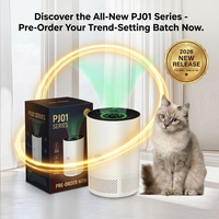 Purificateur d'air anti-odeurs pour animaux de compagnie avec diffuseur d'aromathérapie, filtration HEPA multicouche, purificateur d'air pour la maison